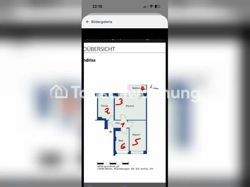 Tauschwohnung: Tausche 2-Zimmer-Flat in Spandau, suche 3-Zimmer in Berlin — photo 1